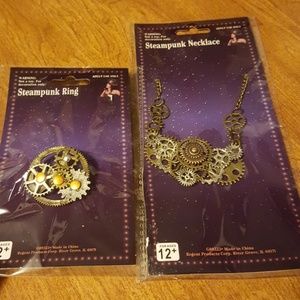 Steampunk jewelry set